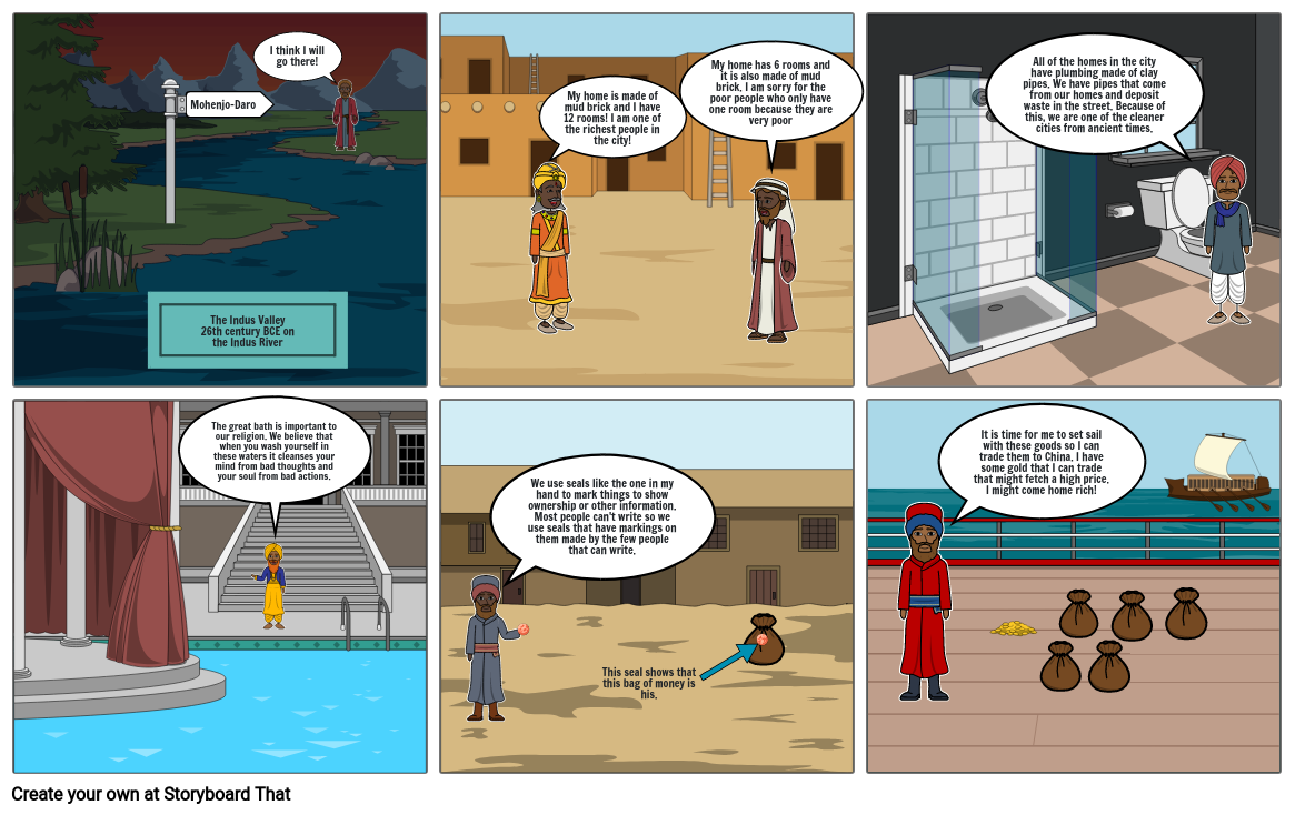 Indus valley storyboard