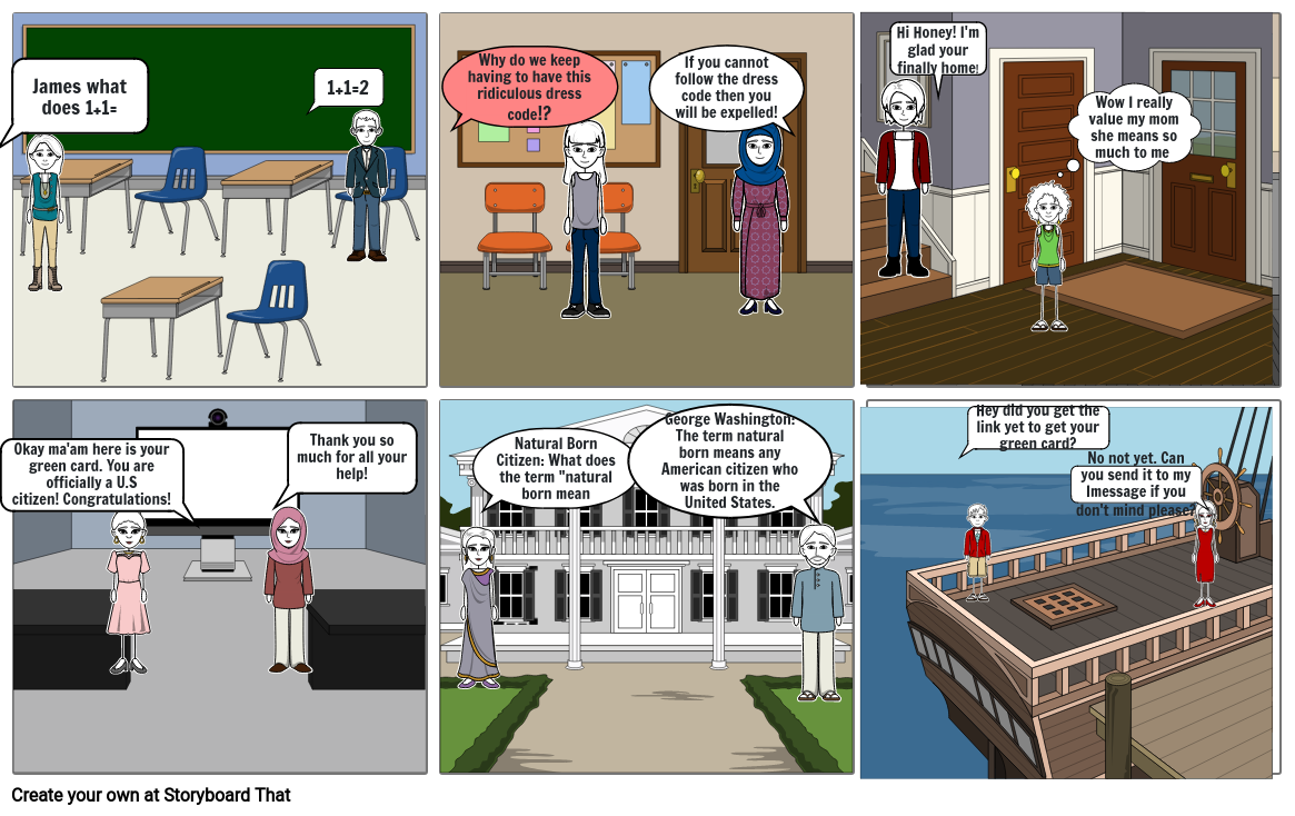 Citizenship Comic Storyboard by 99dbd1bc