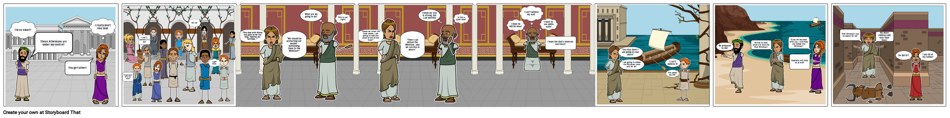 THESEUS AND THE MINOTAUR STORY SUMMARY visual data 5