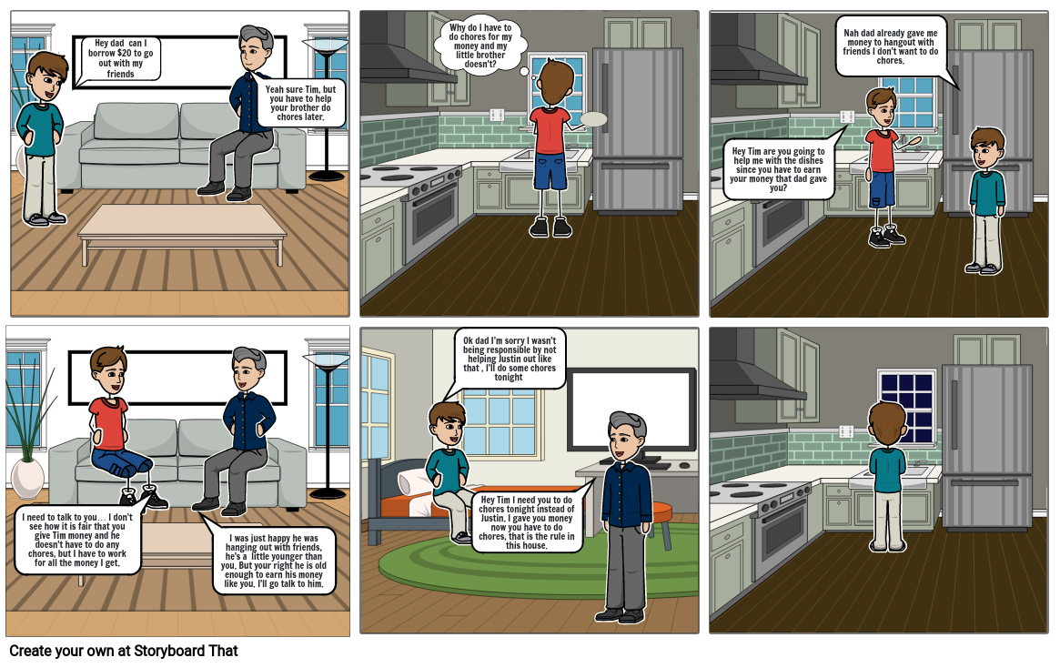 The Parable of the Prodigal Son Storyboard by 9a20c4b5