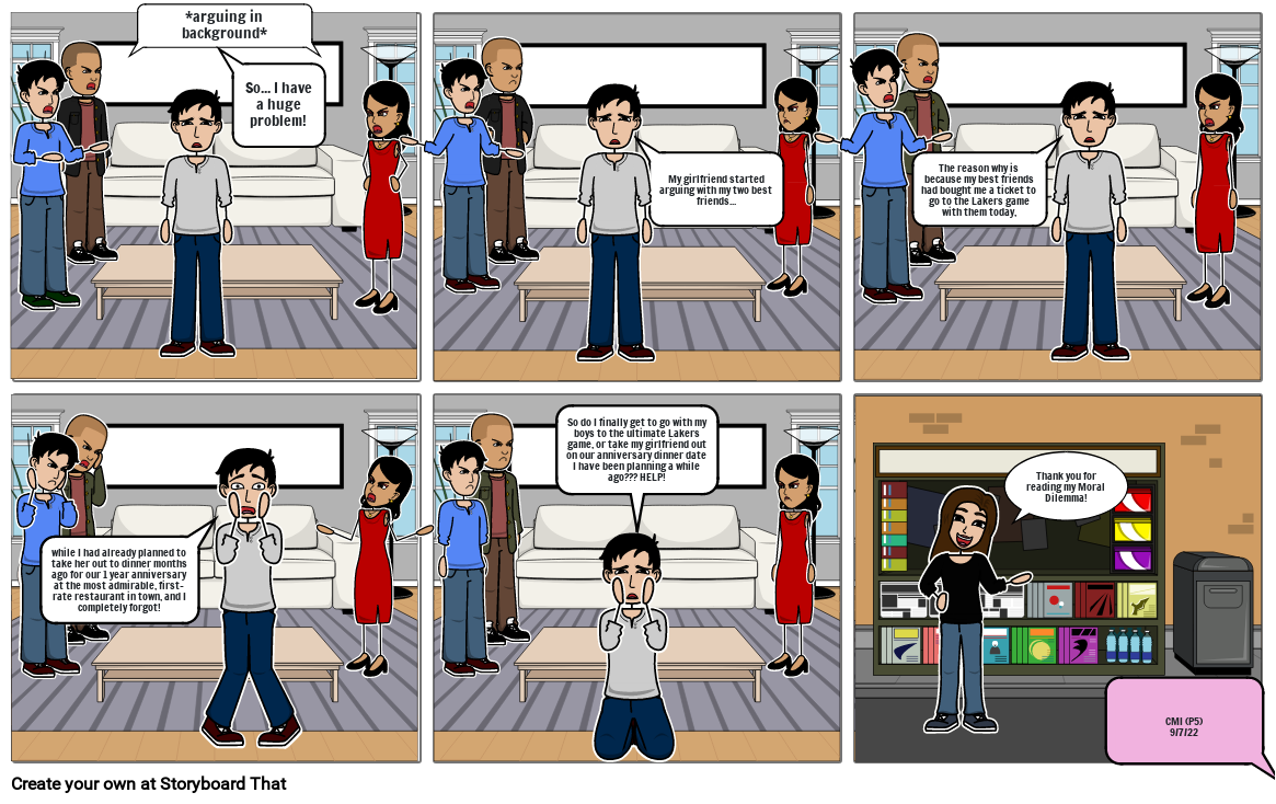 Moral Dilemma Storyboard By 9a3d2a9b