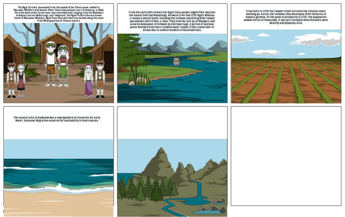 Maori Studies Storyboard Por 9a54c9a4