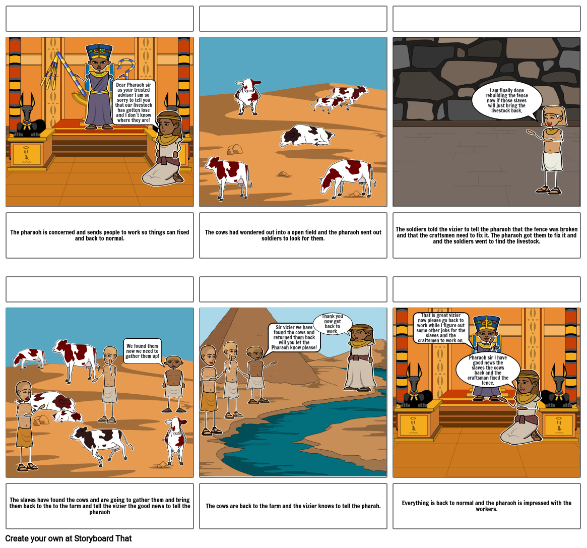 Ancient Egypt Storyboard By 9a582d07