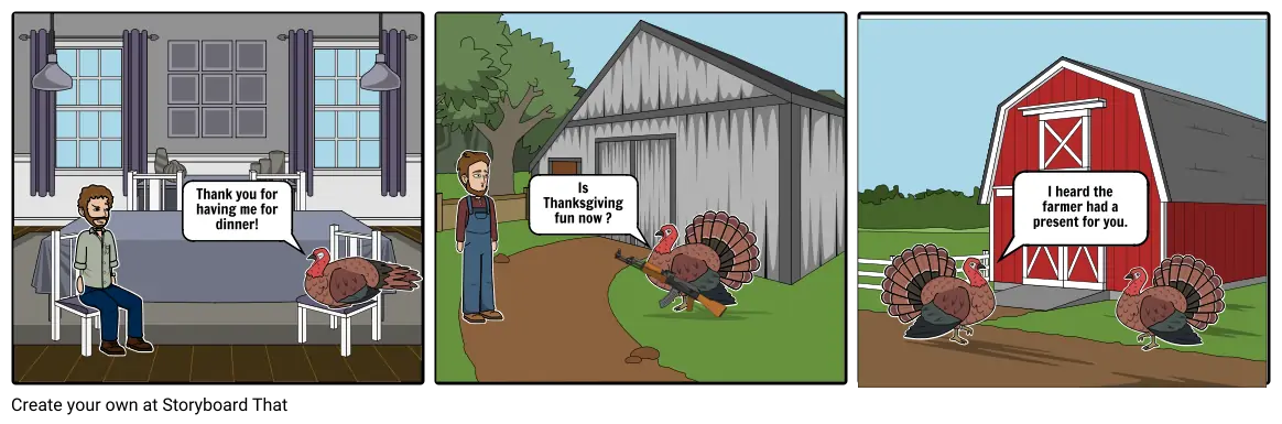 turkey storyboard