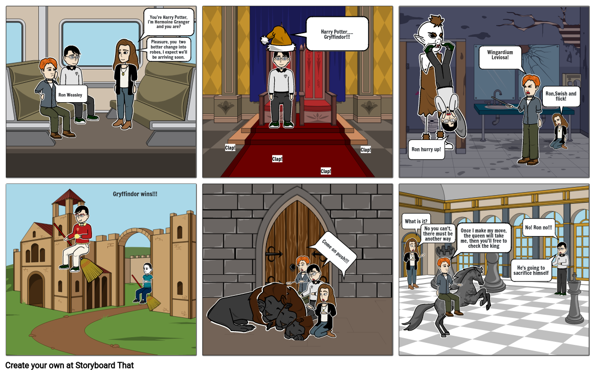 Harry Potter Storyboard by 9b0384c6