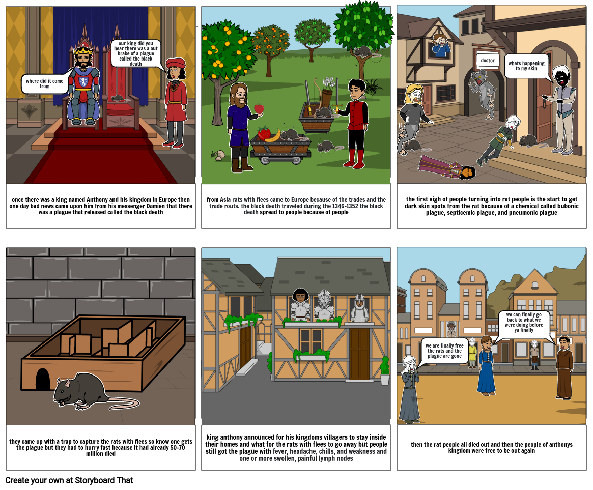 comic strip: black death Storyboard by 9b0d9f98