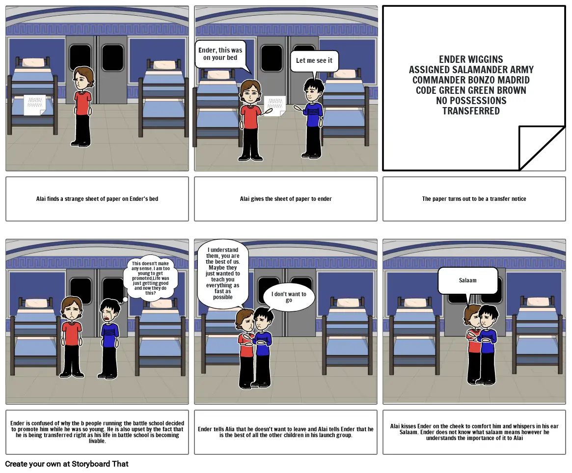 Ender&#39;s Game Comic Strip Part 1