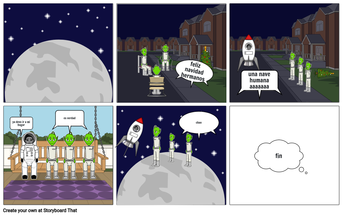 extraterrestres Storyboard by 9b4731a1