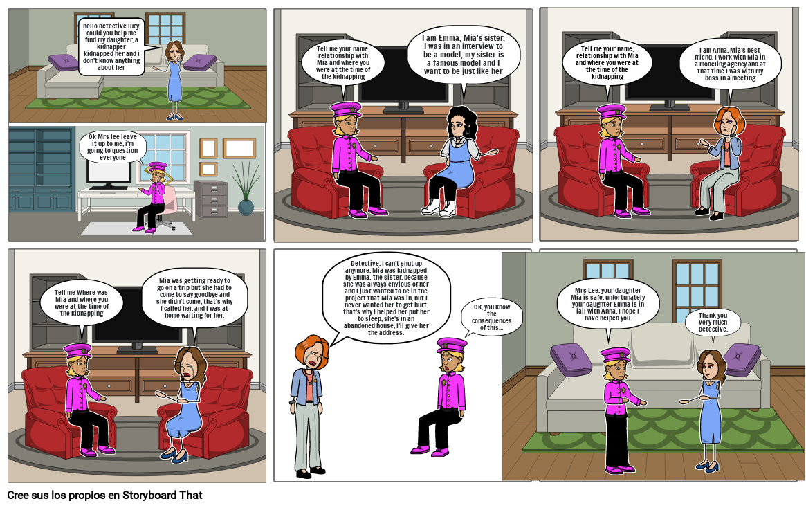 Detective history Storyboard by 9b4ad8b9