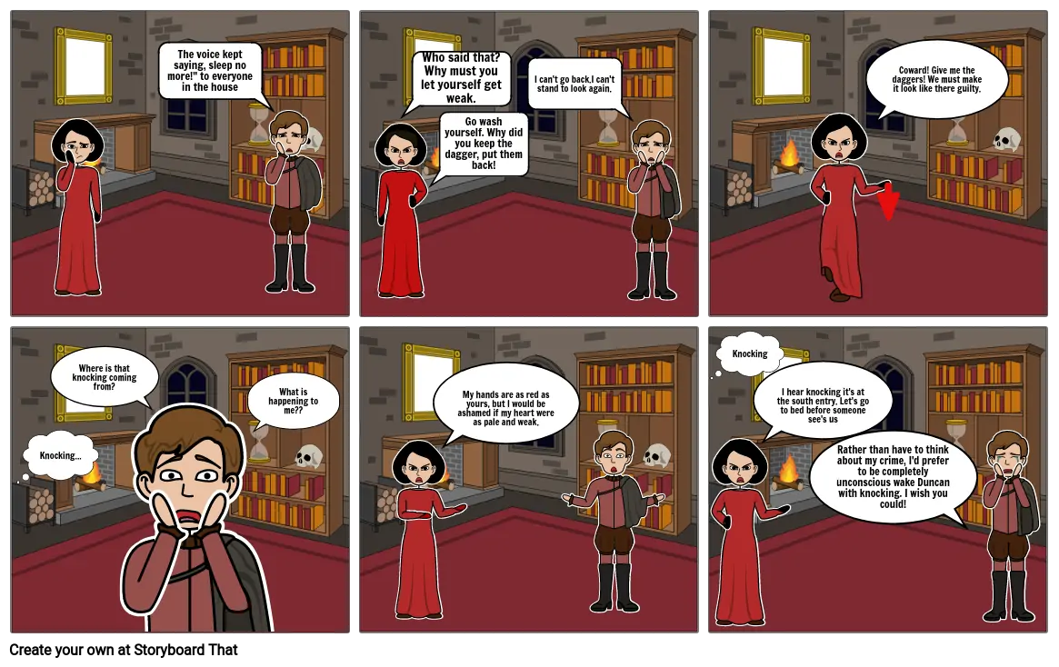 Macbeth Act II Comics