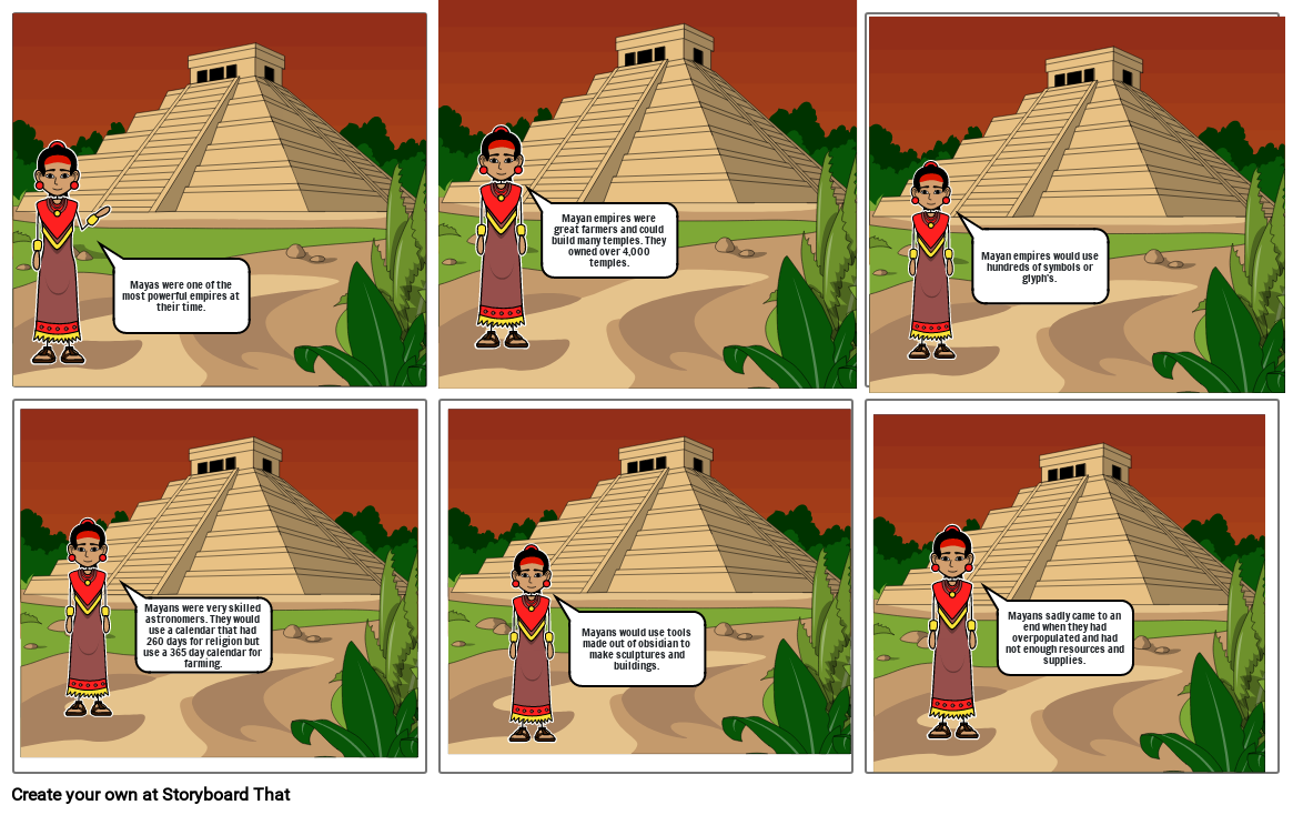 Mayas Rule Storyboard by 9be26d5c
