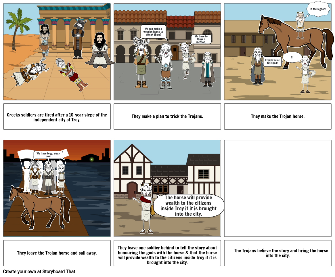 Trojan War Storyboard By 9bfdb51a   Trojan War 