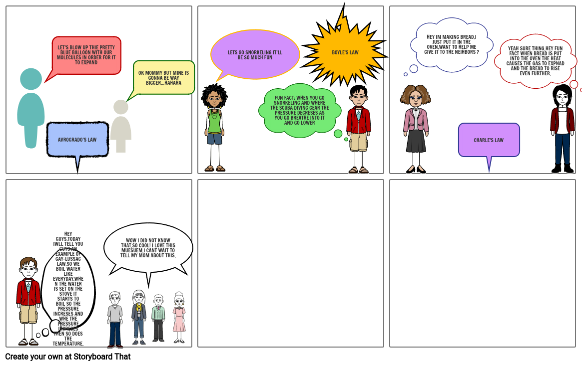 Extra Credit- Real world Gas Laws Storyboard by 9c1c8219