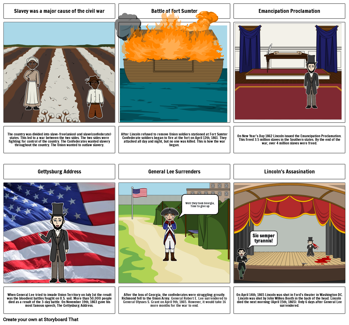 Civil War Storyboard Por 9c786845 