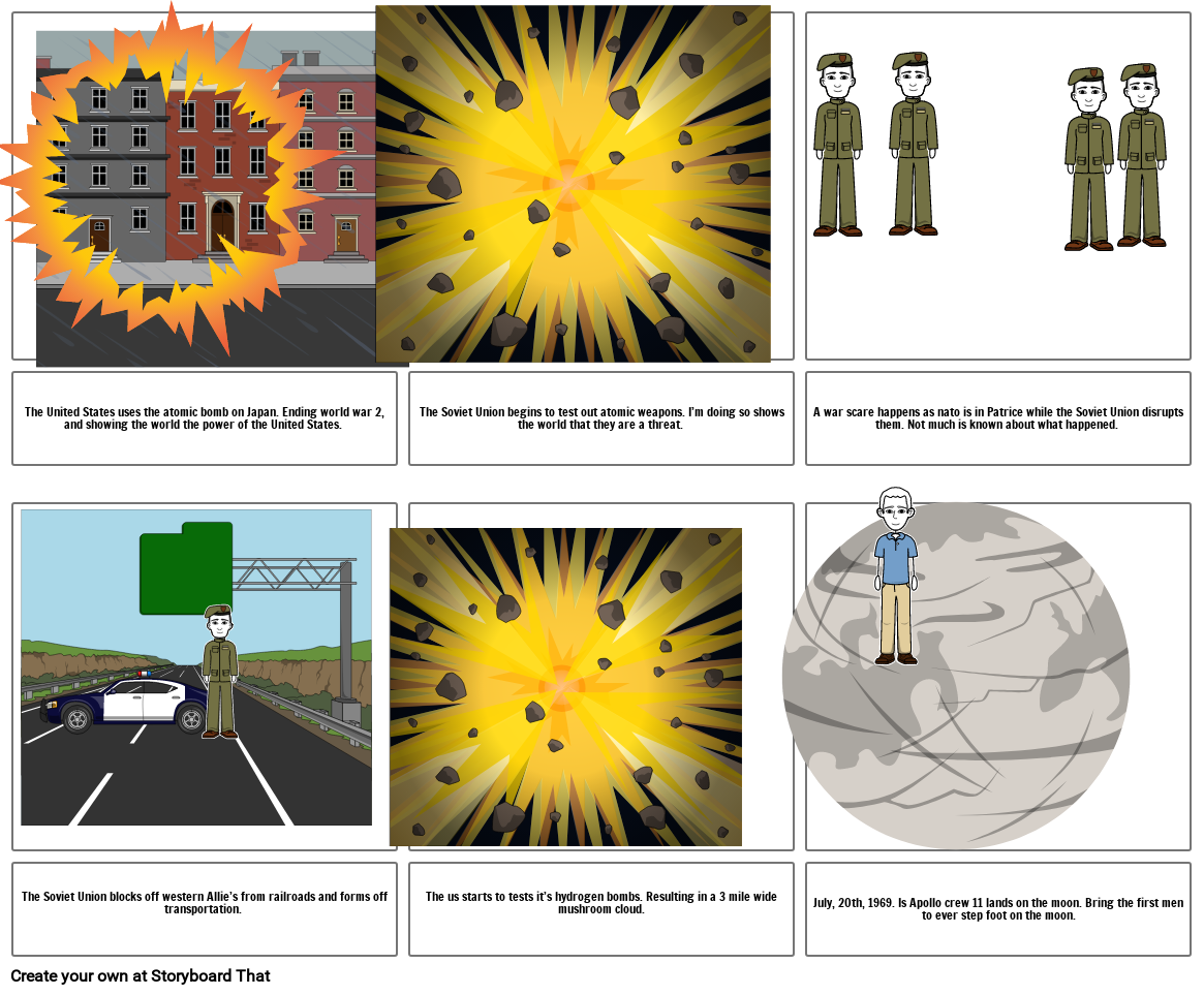 Cold War Storyboard By 9d37e04b