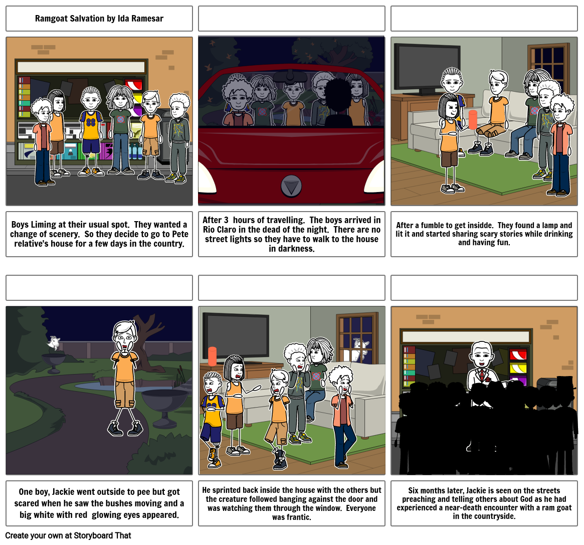 Backfire Storyboard Storyboard by 9d39de8b