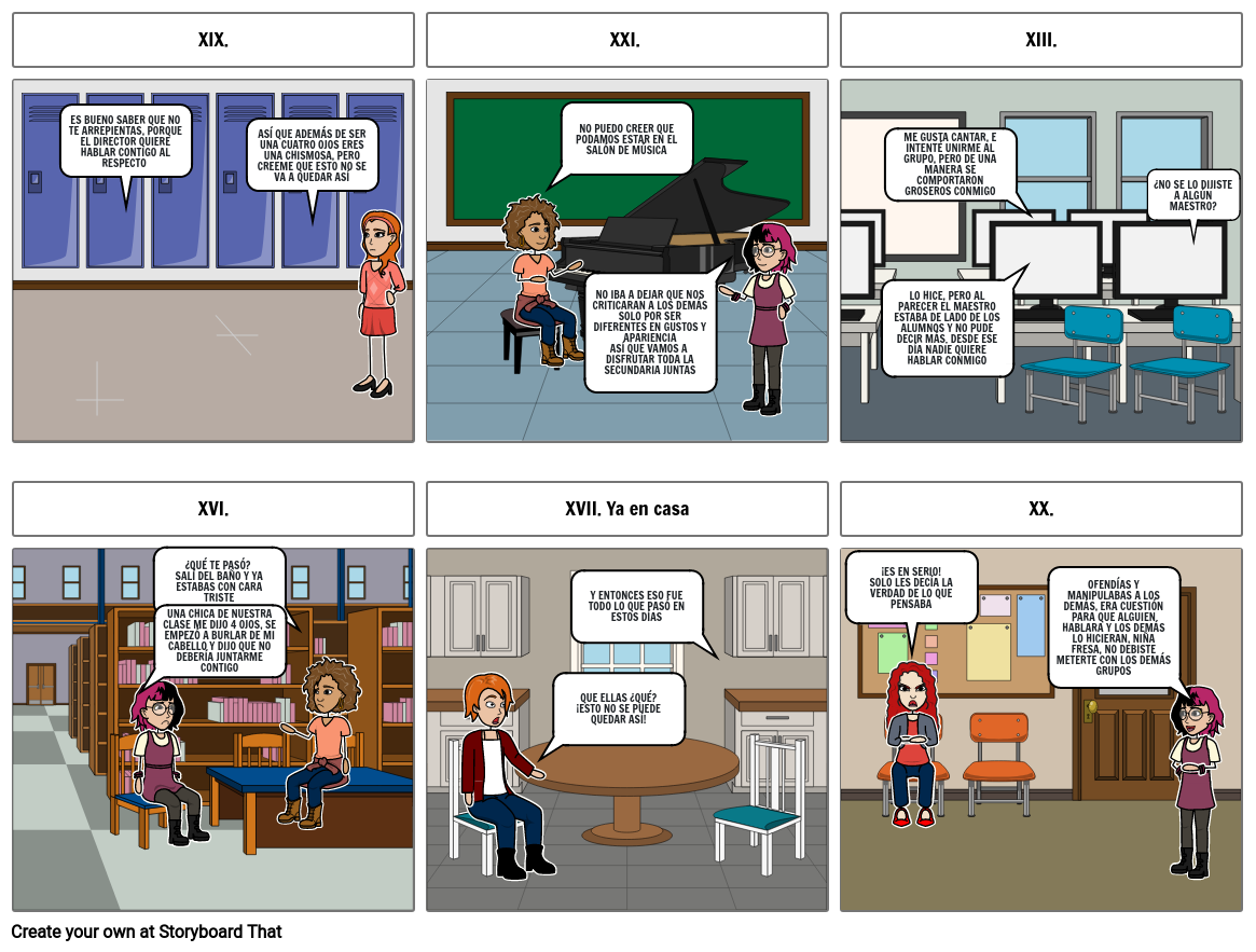 Historieta Desarrollo De Los Adolescentes Storyboard 7900