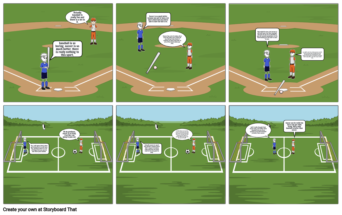 baseball or soccer Storyboard by 9d6b79bb