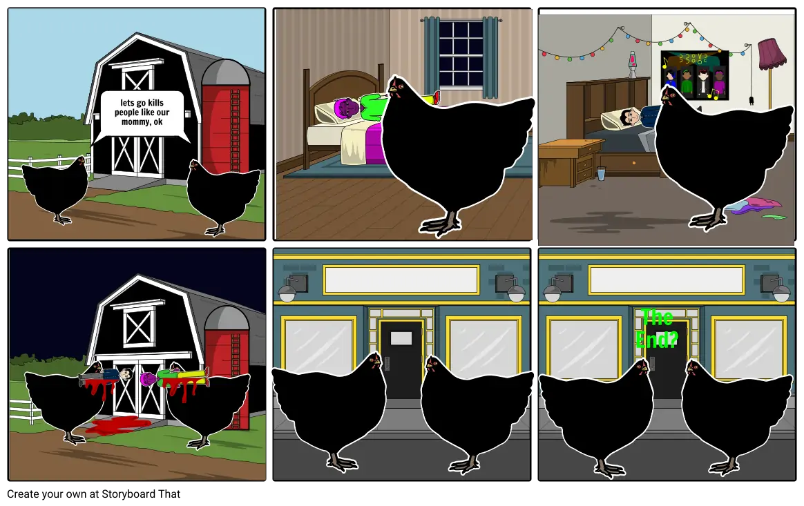 BIG Black Chickens, The chickens kids legacy