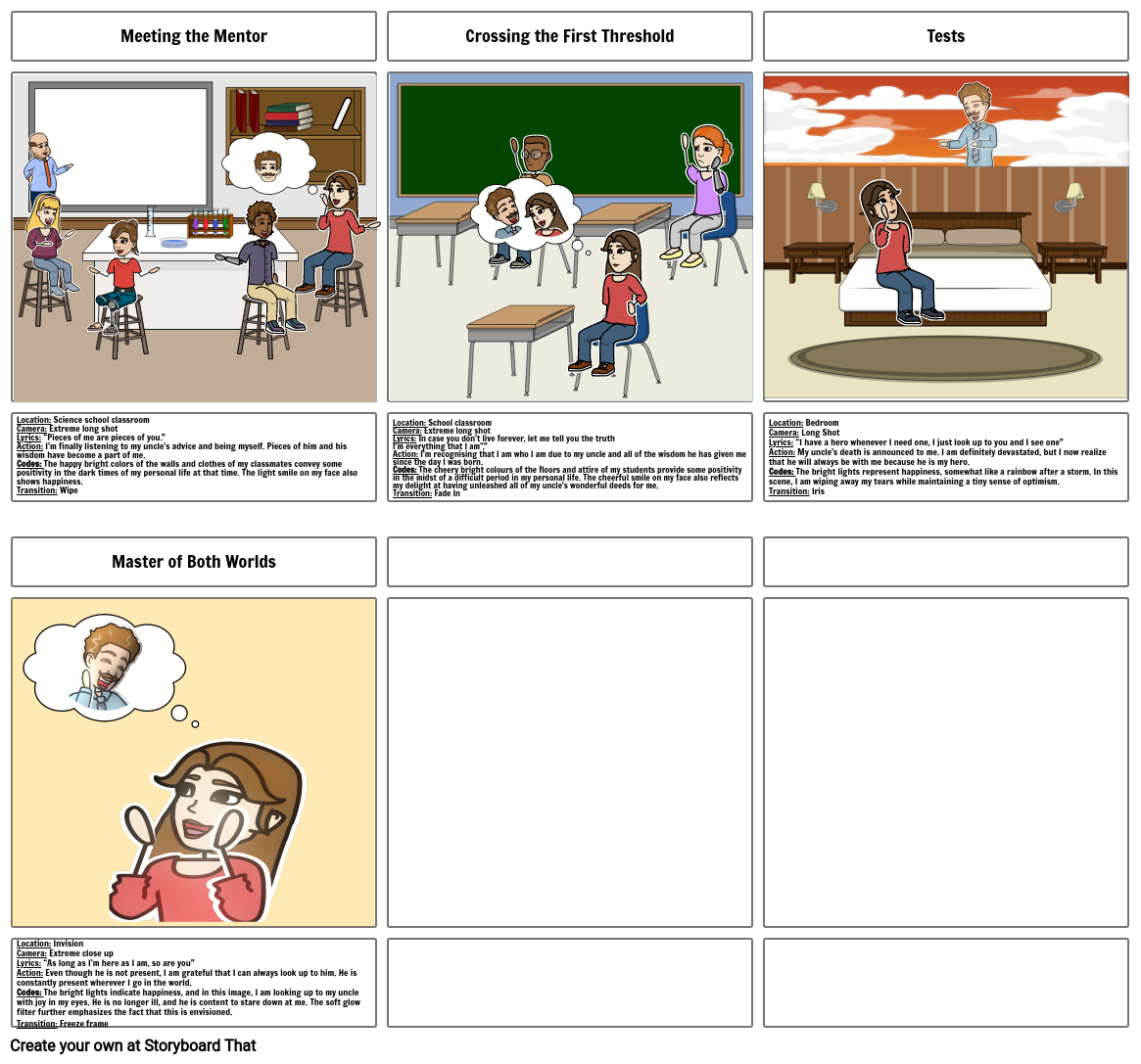 English Storyboard - 2 Storyboard by 9d9a5508
