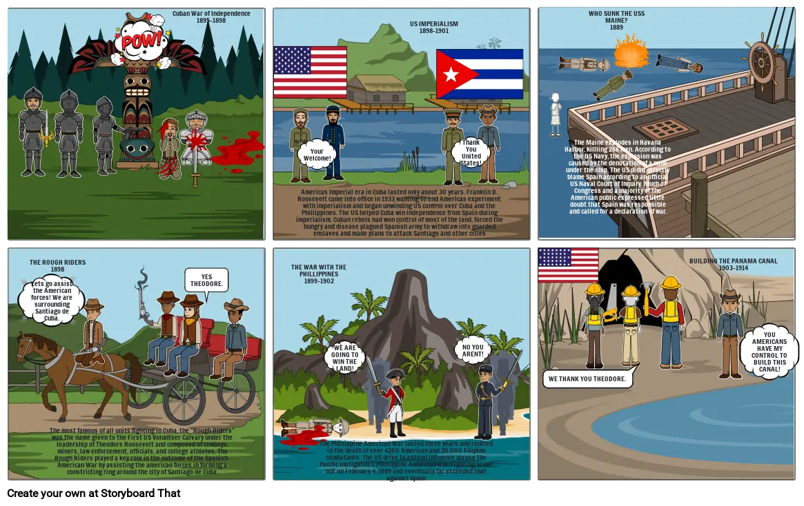 Spanosh american war strip