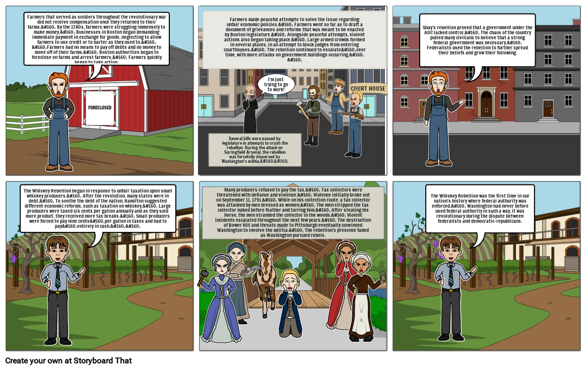 Shay and Whiskey Rebellion Storyboard by 9ddb5691
