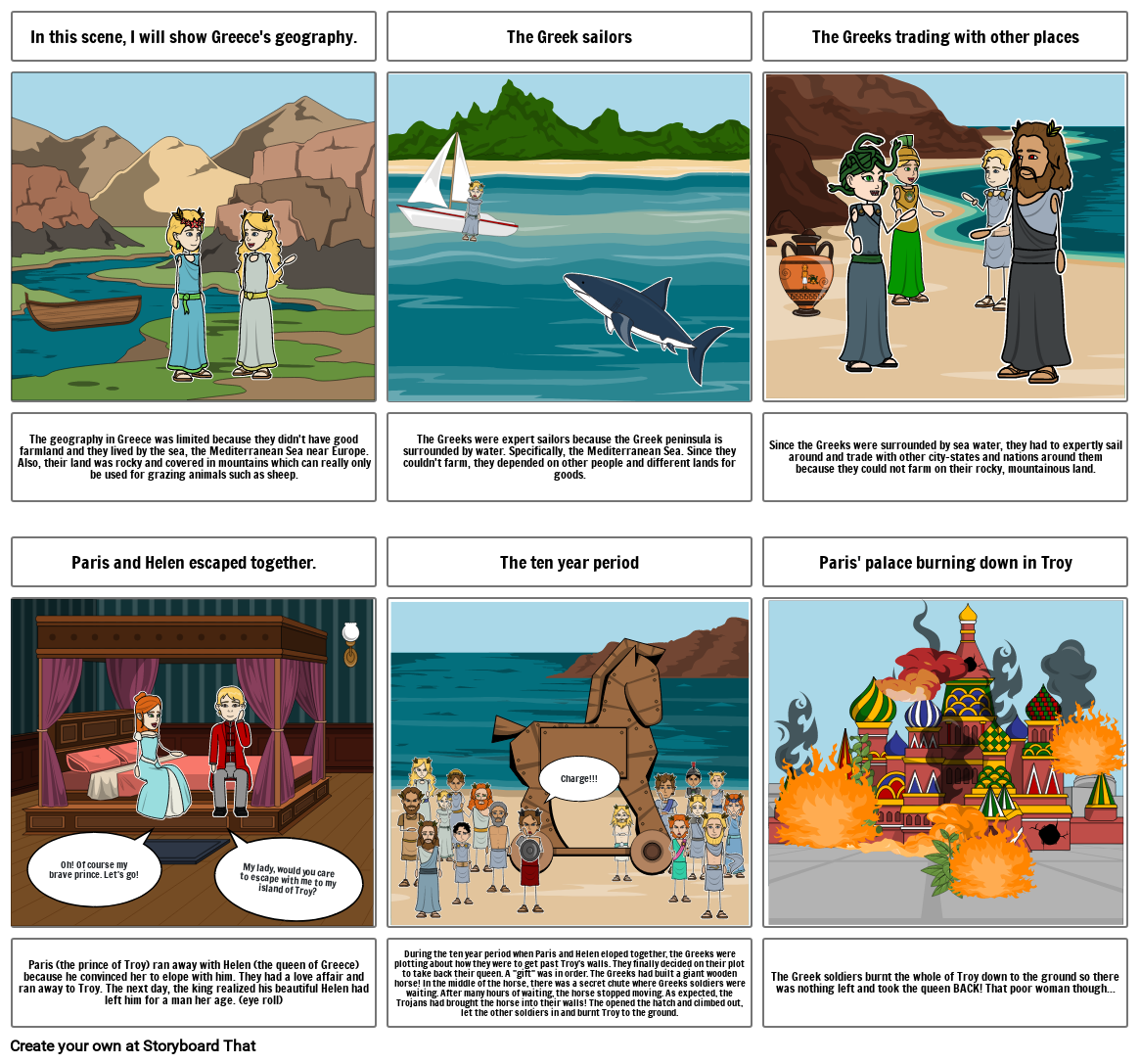 History - Ancient Greece Storyboard by 9de45db0