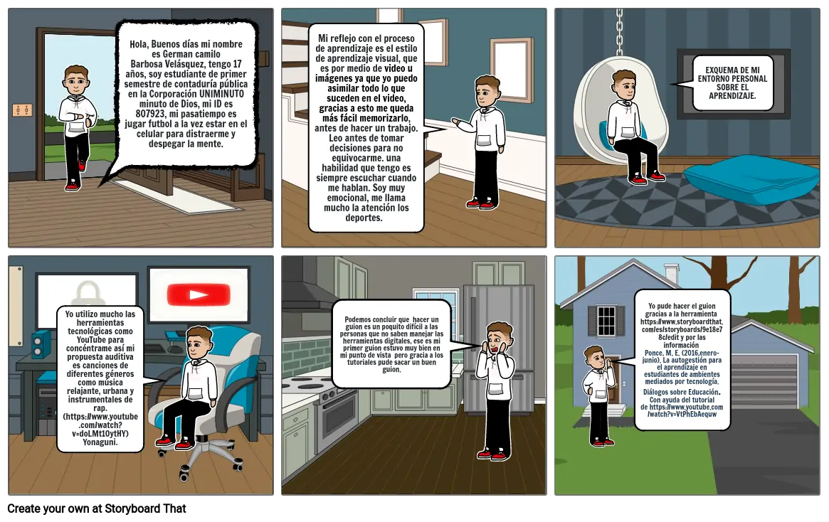 Guion grafico y Textual Storyboard por 9e18e78c