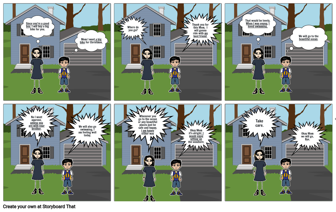 STORYBOARD COMIC STRIP