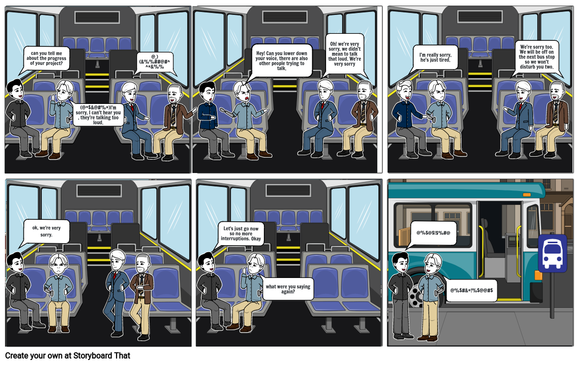 Comic Strip Showing How A Strategy Is Used To Solve A Communication Breakdo