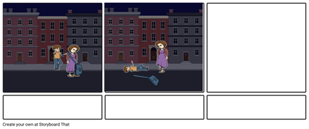 Thank You, M'am Storyboard by 9e8ffc3f88076