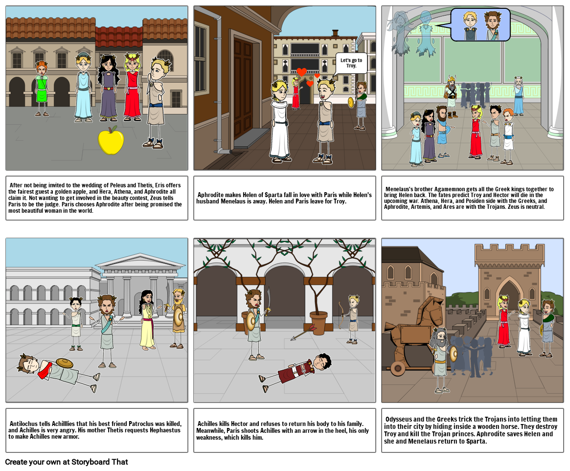 Iliad Storyboard por 9eb673b6