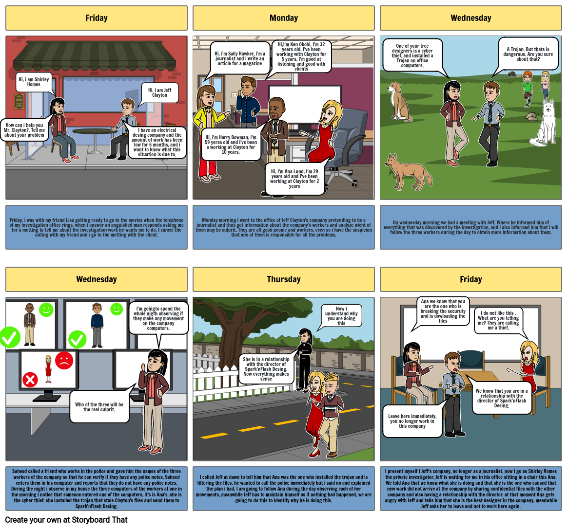 Proyecto ingles Storyboard by 9ed5526a