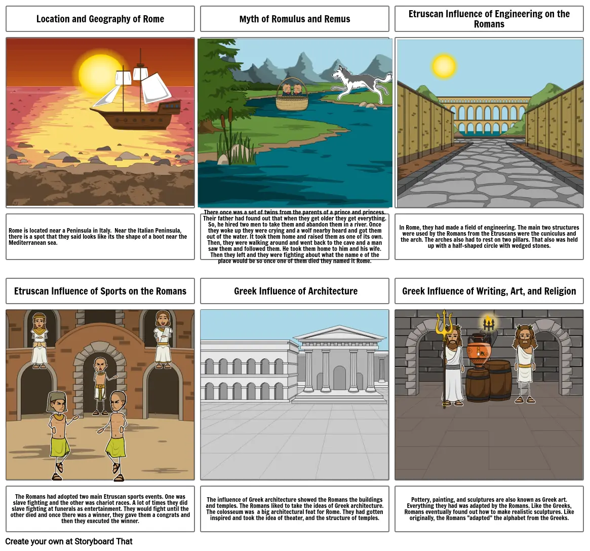 Roman Greek Storyboard von 9f2c36a6