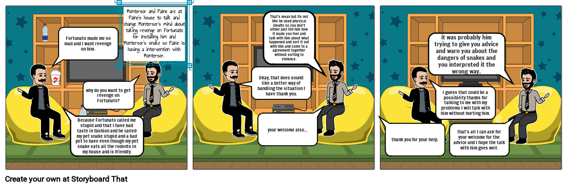 Check yourself, Montresor