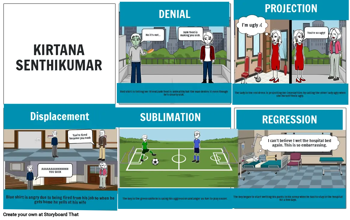 Defense Mechanism Comic Strip