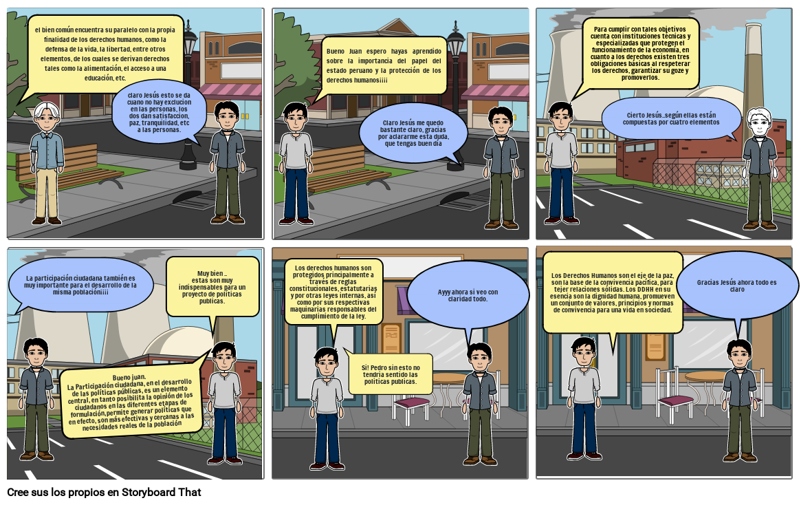 Derechos Humanos Storyboard By A0432a53