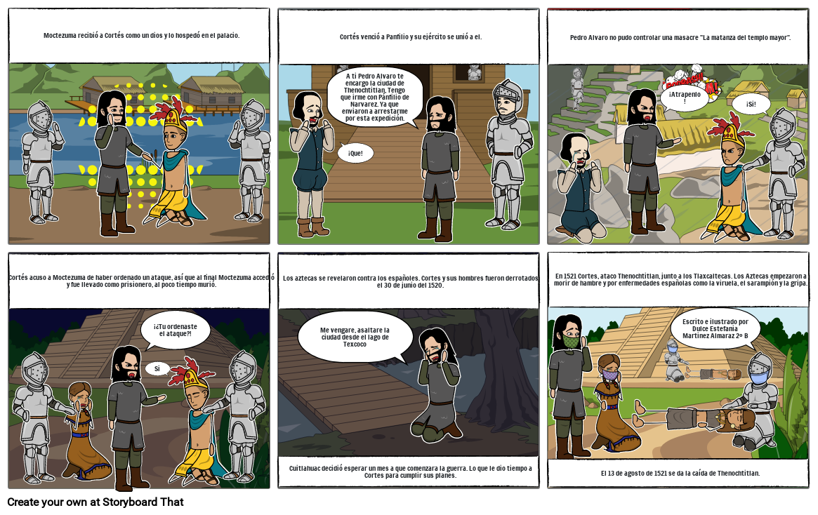 Caida De Tenochtitlan Storyboard By A084263e caida-de-tenochtitlan-storyboard-by-a084263e