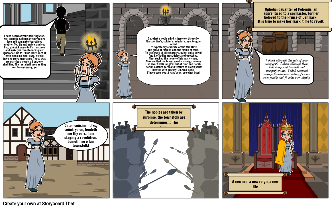 Alternate Ending for Hamlet Storyboard by a1418937