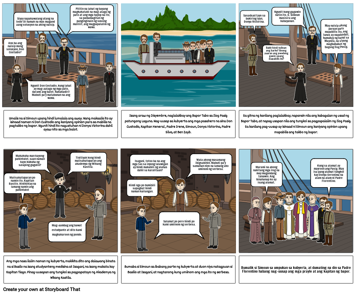 El Filibusterismo Storyboard By A1b1f922