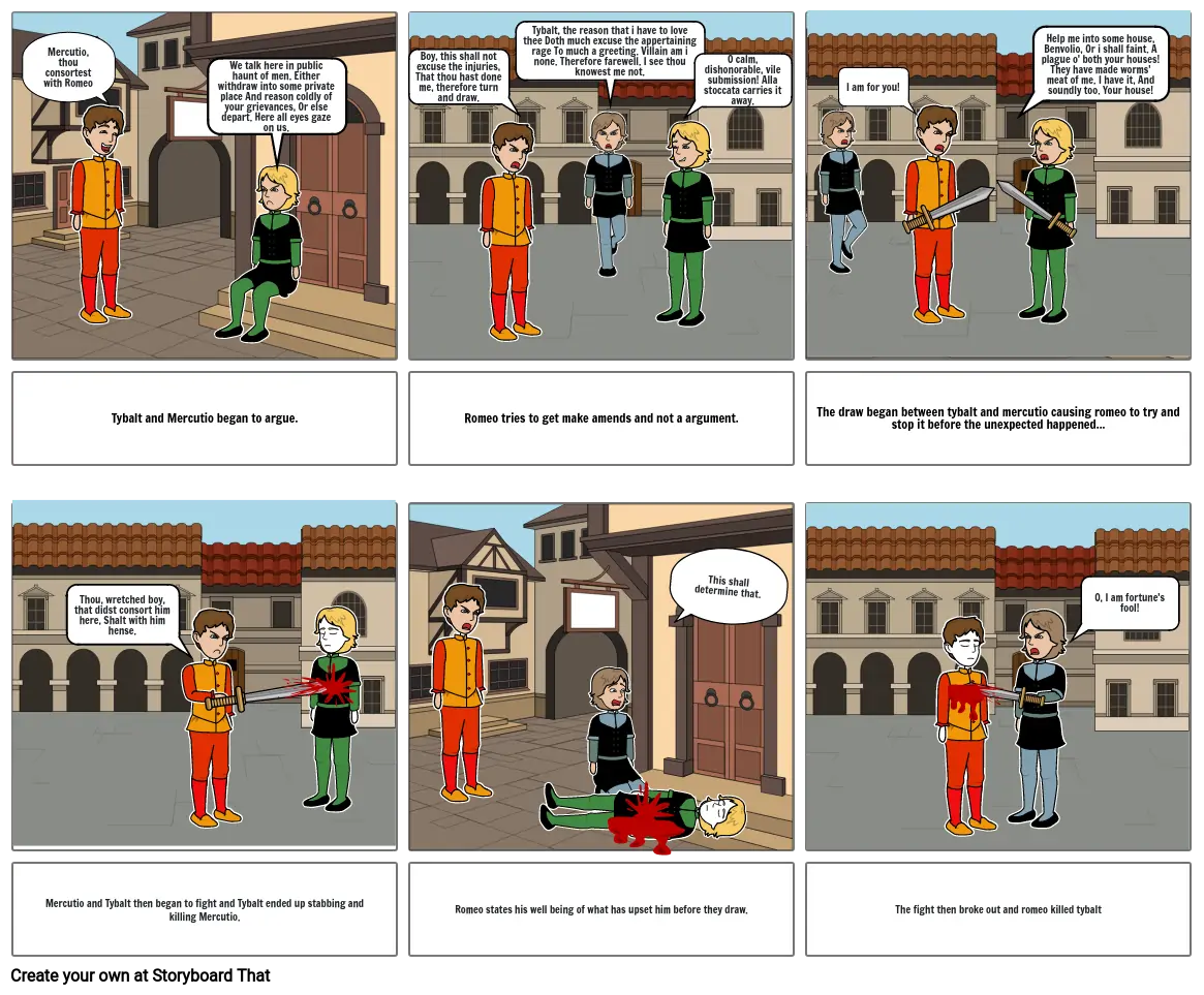 Romeo and Juliet Act III, Scene 1