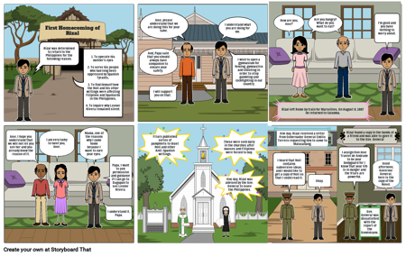 Rizal's First Homecoming by Jonna Marie M. Canillo