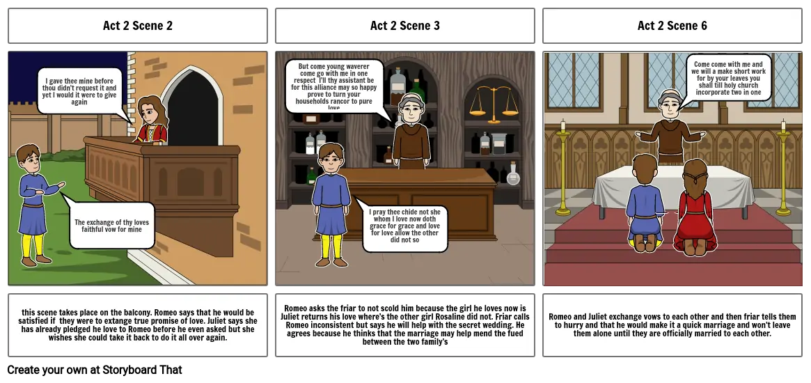 Act 2 story board