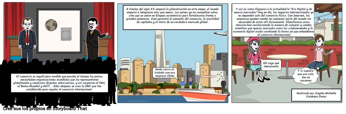 Storyboard: Hitos Relevantes en la Historia de los Negocios Internacionales