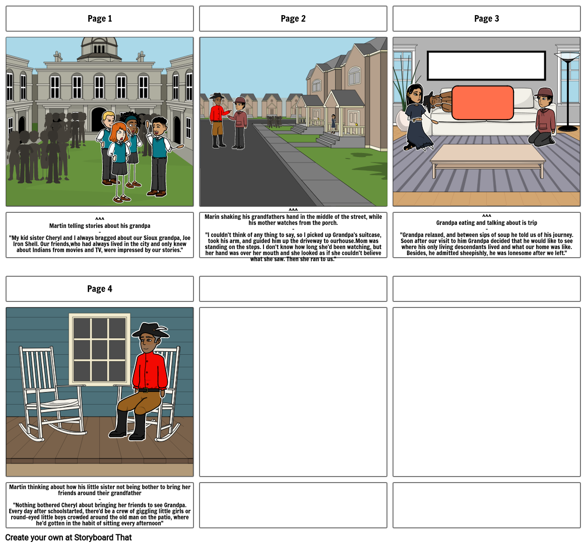 The Medicine Bag Storyboard by a2d62cbb