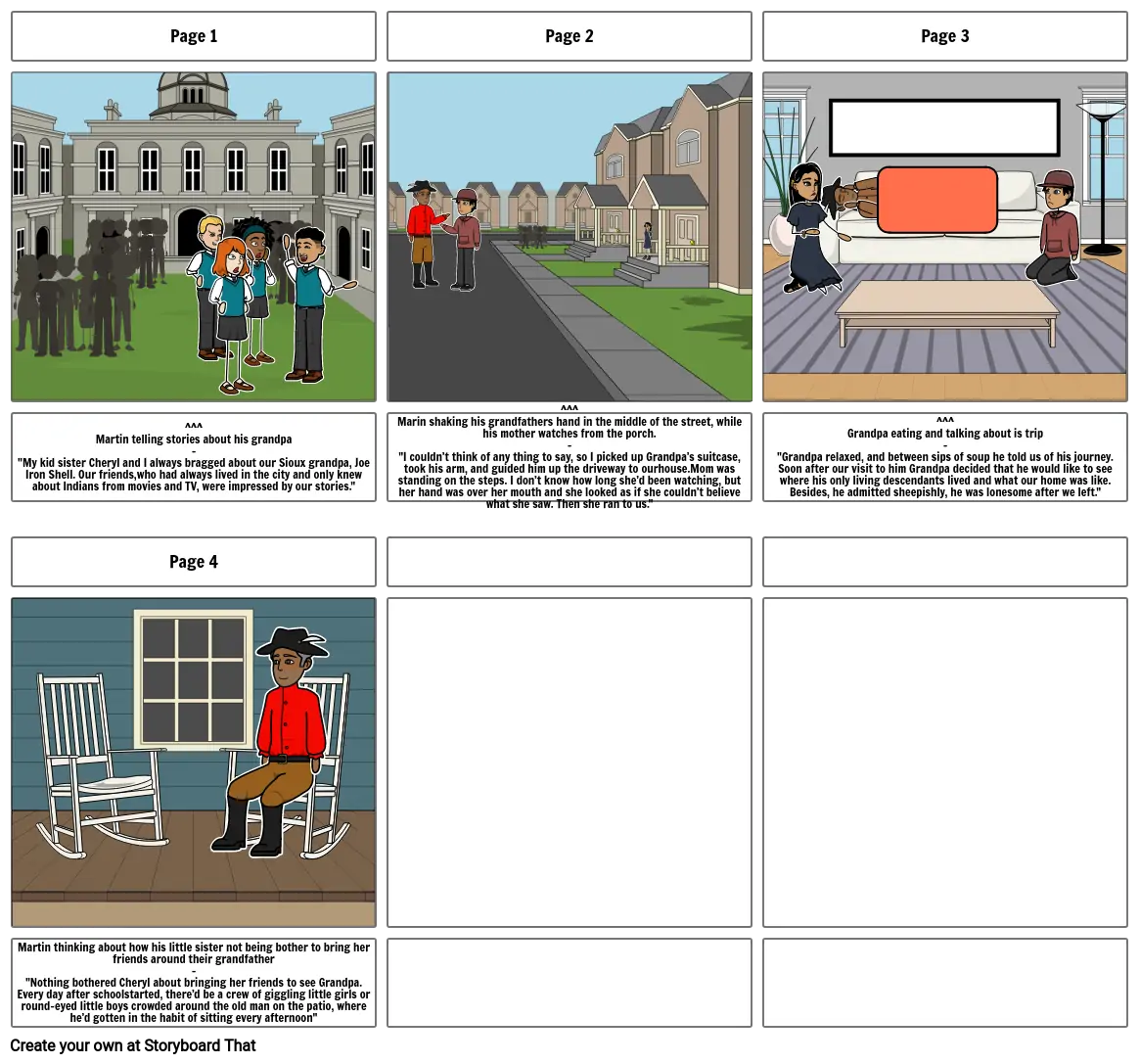 The Medicine Bag Storyboard by a2d62cbb