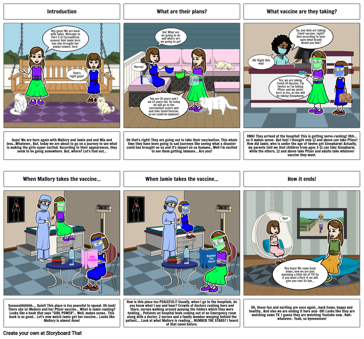 Covid Vaccine Part-3 Storyboard por a2e9dd78