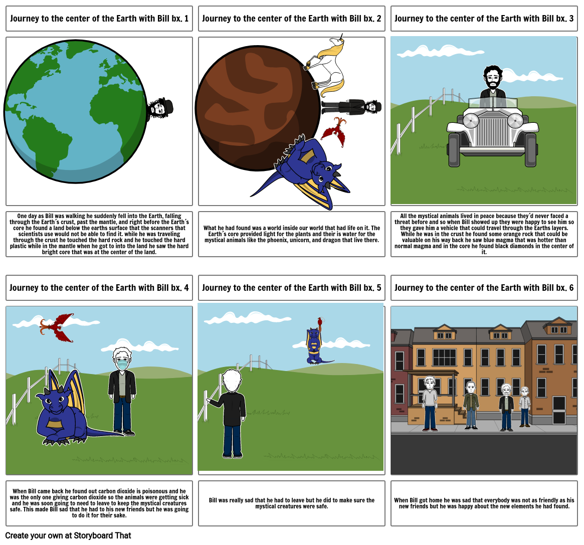 Journey to the center of the Earth assignment