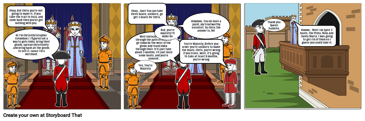 Christopher Colombus Storyboard por a3aee0d2