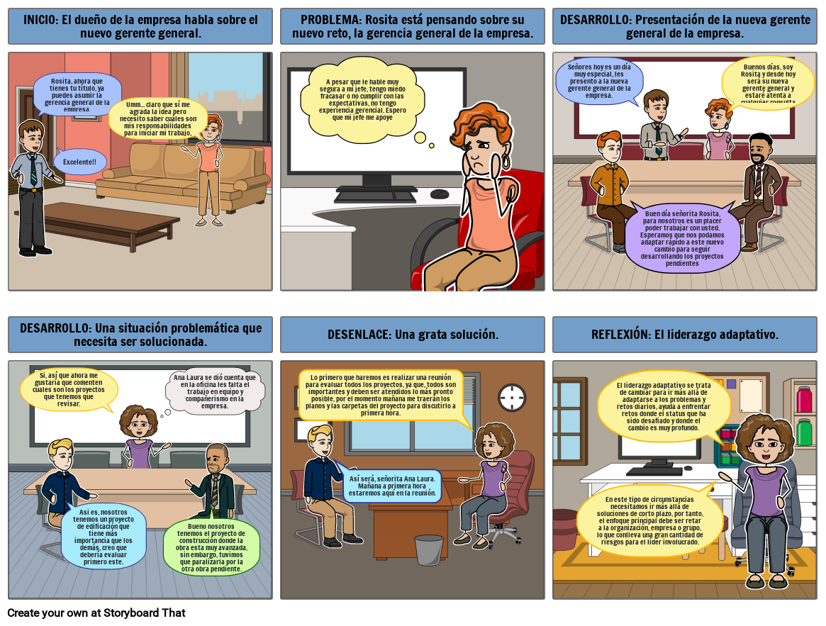 Storyboard Sobre Desafios Adaptativos Storyboard 5779